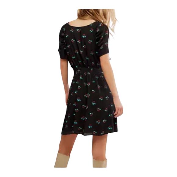 Free People Dress Everyone's favorite minidress black size Small S - Picture 9 of 9